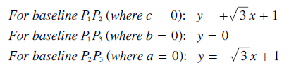 Baseline Equations