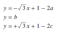 Equations for y